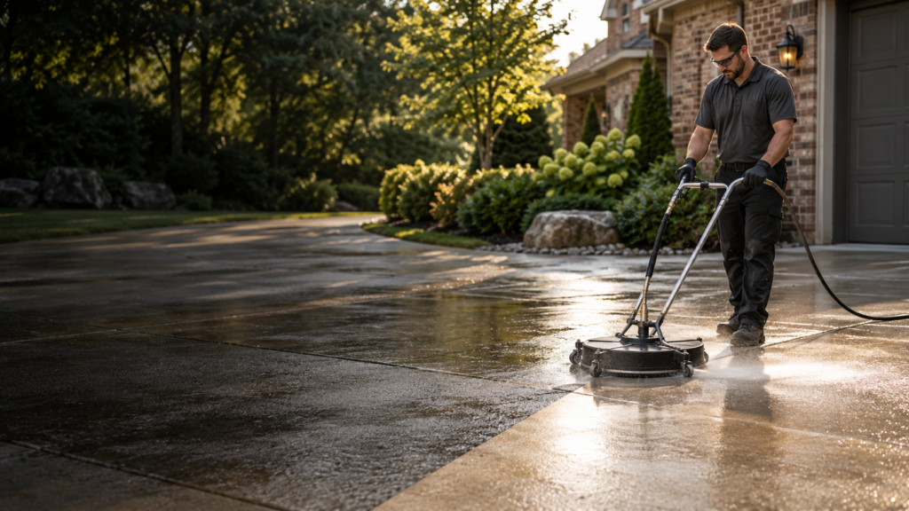 pressure washing images